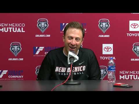 UNM Men's Basketball Media Availability - Richard Pitino (3/3/2022)