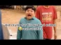 Kid Crying For Qurbani Animal Emotional Eid Ul Adha Moment