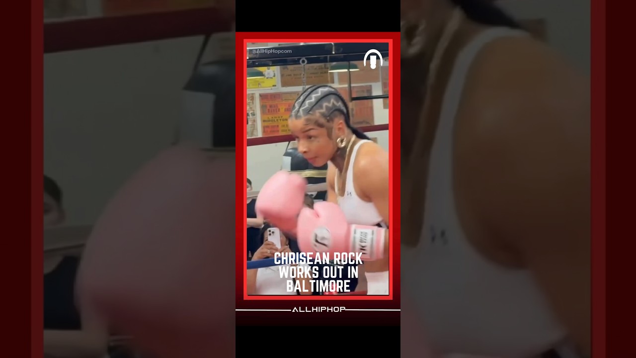 Chrisean Rock’s Previews Boxing Match