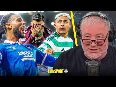 Ally McCoist REACTS to Rangers BEATING Title Rivals Hearts and Celtic's LAST-GASP Winner!