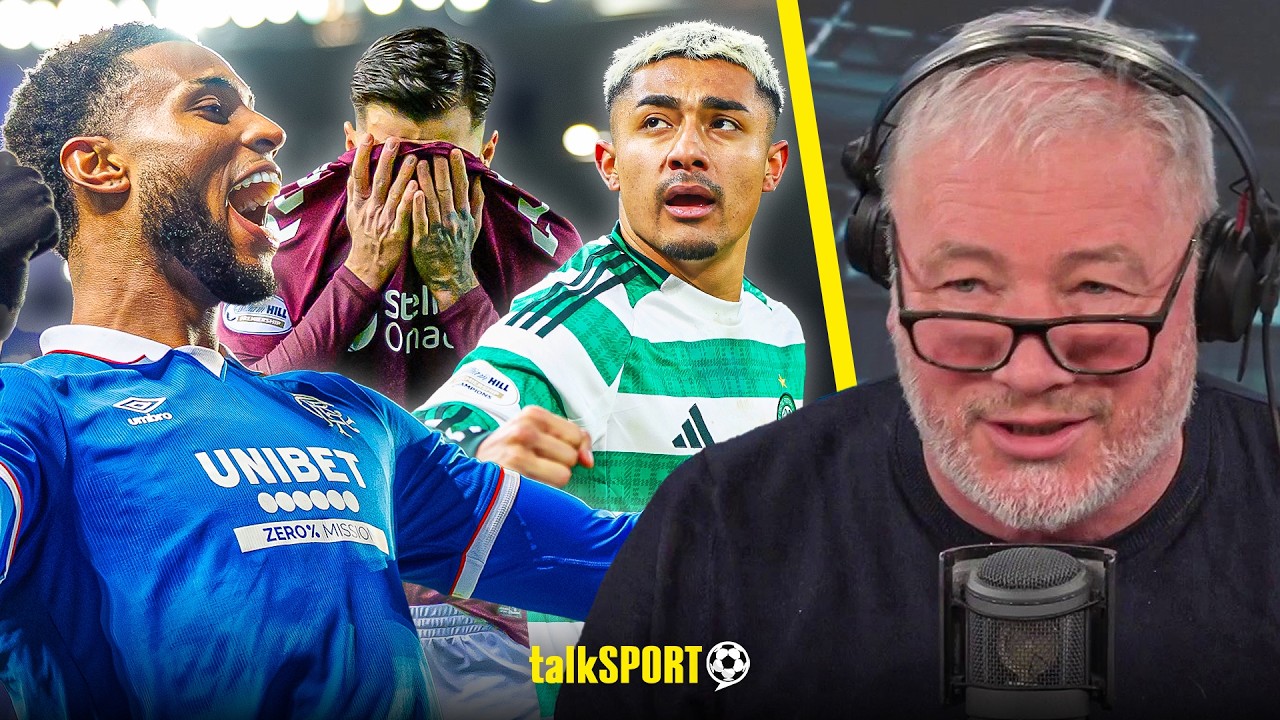 Ally McCoist REACTS to Rangers BEATING Title Rivals Hearts and Celtic's LAST-GASP Winner!