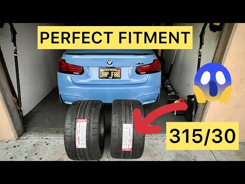 Fit 315/30 Tires On My BMW F80 M3!!
