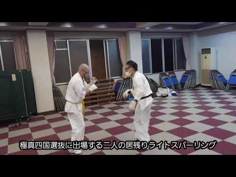 大会前の居残りライトスパーリング