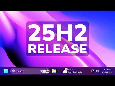 Дата выпуска Windows 11 25H2