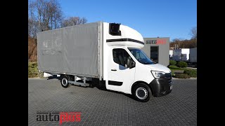 Renault MASTER&nbsp;PLANDEKA 10 PALET WEBASTO TEMPOMAT LEDY PNEUMATYKA KLIMAT tilt truck < 3.5t | Image 4 - Autoline