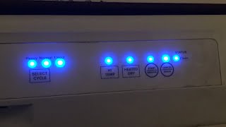 Amana Dishwasher Diagnostic mode
