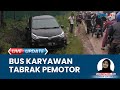 Rem Blong Bus Karyawan Tabrak Pemotor Di Depannya Hingga Terseret Di Bukit Daeng Kota Batam