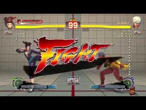 lutuna (Juri) vs GamerBee (Elena) ranked USF4
