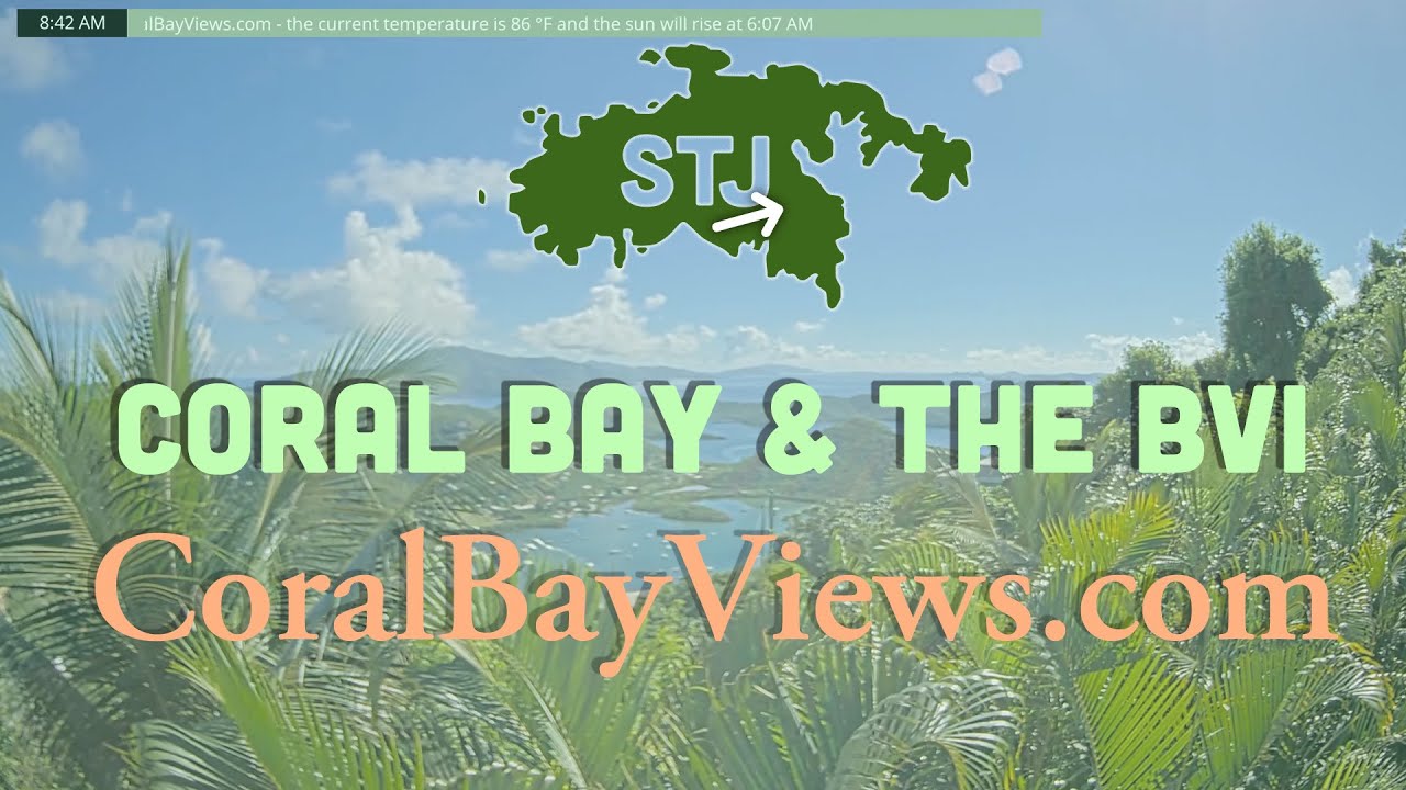 Live webcam view of Coral Bay Harbor Panorama