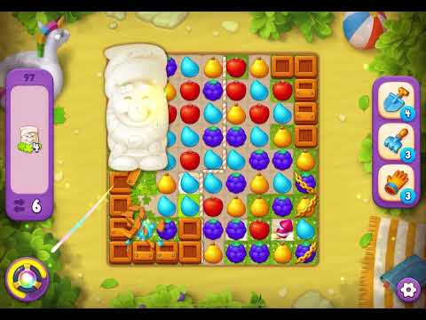 Gardenscapes Level 97 [No Boosters]