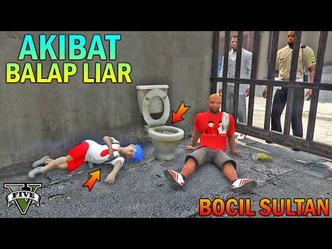 Elementary School Boy Goes to Jail for Illegal Racing - GTA 5 SULTAN BOCIL