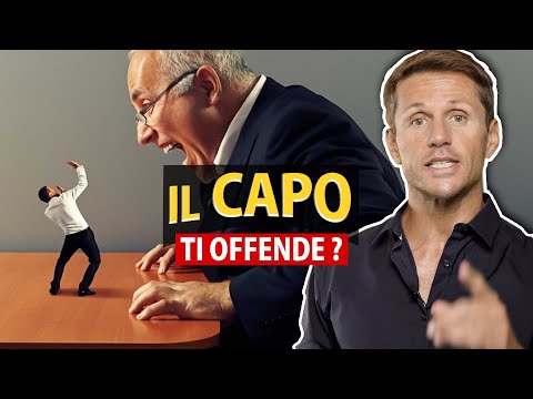 Il tuo CAPO ti OFFENDE? Ecco come difenderti | Avv. Angelo Greco