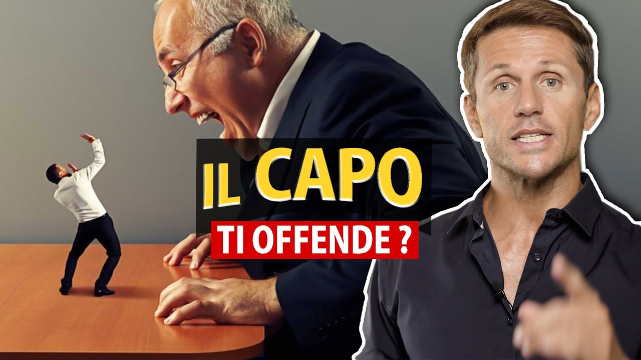 Il tuo CAPO ti OFFENDE Ecco come difenderti | Avv. Angelo Greco
