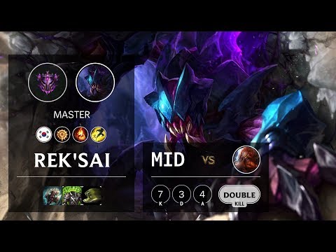 Rek'Sai Mid vs Gragas - KR Master Patch 10.9