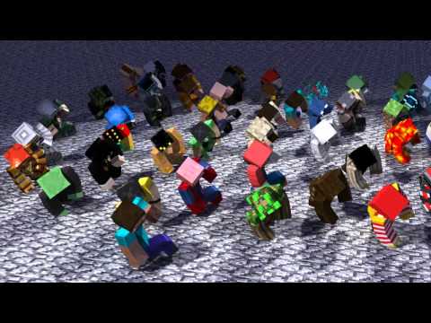 Minecraft Dancing Skins (Animation test 2)