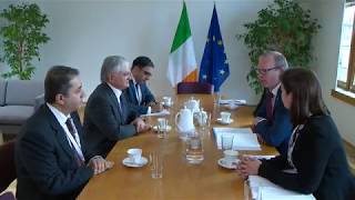 Foreign Minister Edward Nalbandian met with the Minister for Foreign Affairs and Trade of Ireland