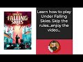 Under Falling Skies How to Play by Purge Reviews. Learn to play without a rule book.