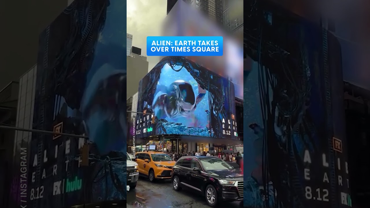 Alien: Earth Takes Over Times Square - YouTube