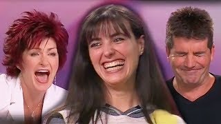 Funniest Audition EVER! Sharon Osbourne &amp; Simon Cowell Cry With Laughter!