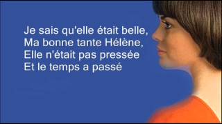 Kadr z teledysku Tante Hélène tekst piosenki Mireille Mathieu