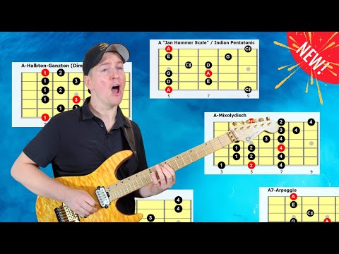 Neue Tonleitern für Blues | Von "Indian Pentatonic" über Mixolydisch bis Halbton-Ganzton-Skala