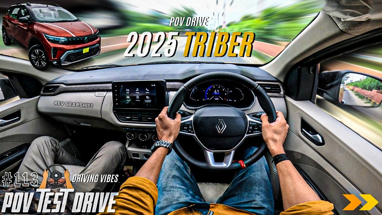 2025 RENAULT TRIBER | EMOTION | 1L 71BHP | POV Drive #113 | TRIBER FACELIFT | 4K | #renault #triber