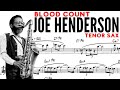 JOE HENDERSON [BLOOD COUNT] TENOR SAXOPHONE TRANSCRIPTION