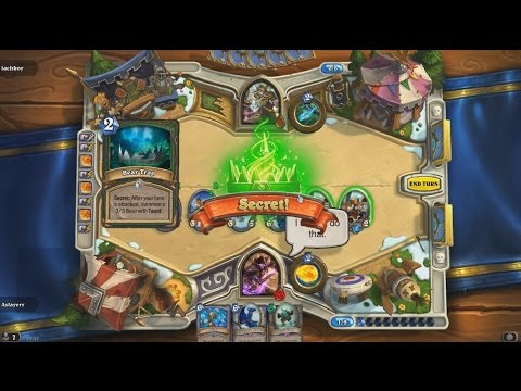 Hearthstone : TGT Taven Brawl Medivh  - Lowly Squire Lethal + Kodorider