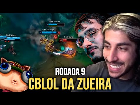 REAGINDO AO BRONZIOCRE: CBLOL DA ZUEIRA RODADA 9 | React