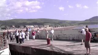 preview picture of video 'P.S. Waverley at Girvan and Ailsa Craig - 3 July 2011'