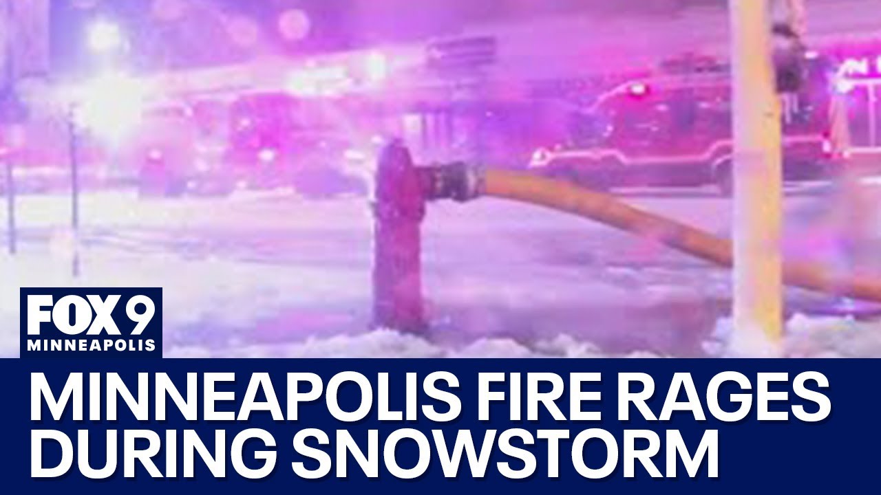 Minneapolis fire impacted by winds, snowstorm