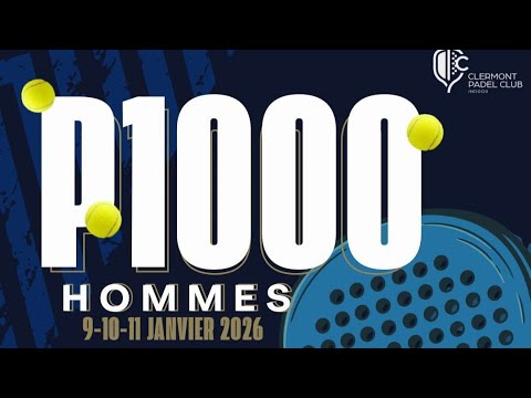 P1000 Messieurs  - Open Clermont Padel Club - FINALE