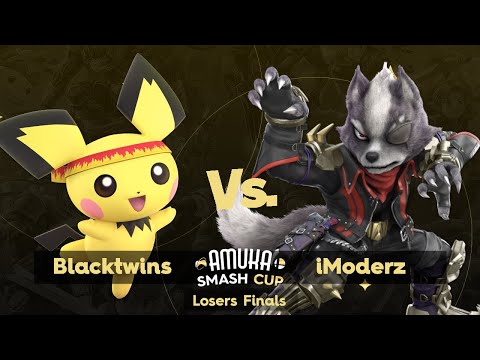 The Amuka Smash Cup - EMG | Blacktwins (Pichu) Vs. 716 | iModerz (Wolf) Losers Finals