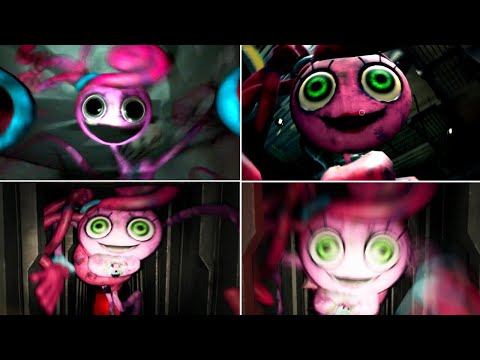 Every Mommy Long Legs Jumpscare in Poppy Playtime ALL CHAPTERS