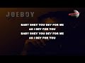Joeboy   Baby lyrics