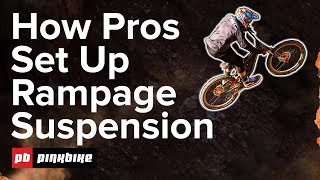 How Do Pros Set Up MTB Suspension For Red Bull Rampage?