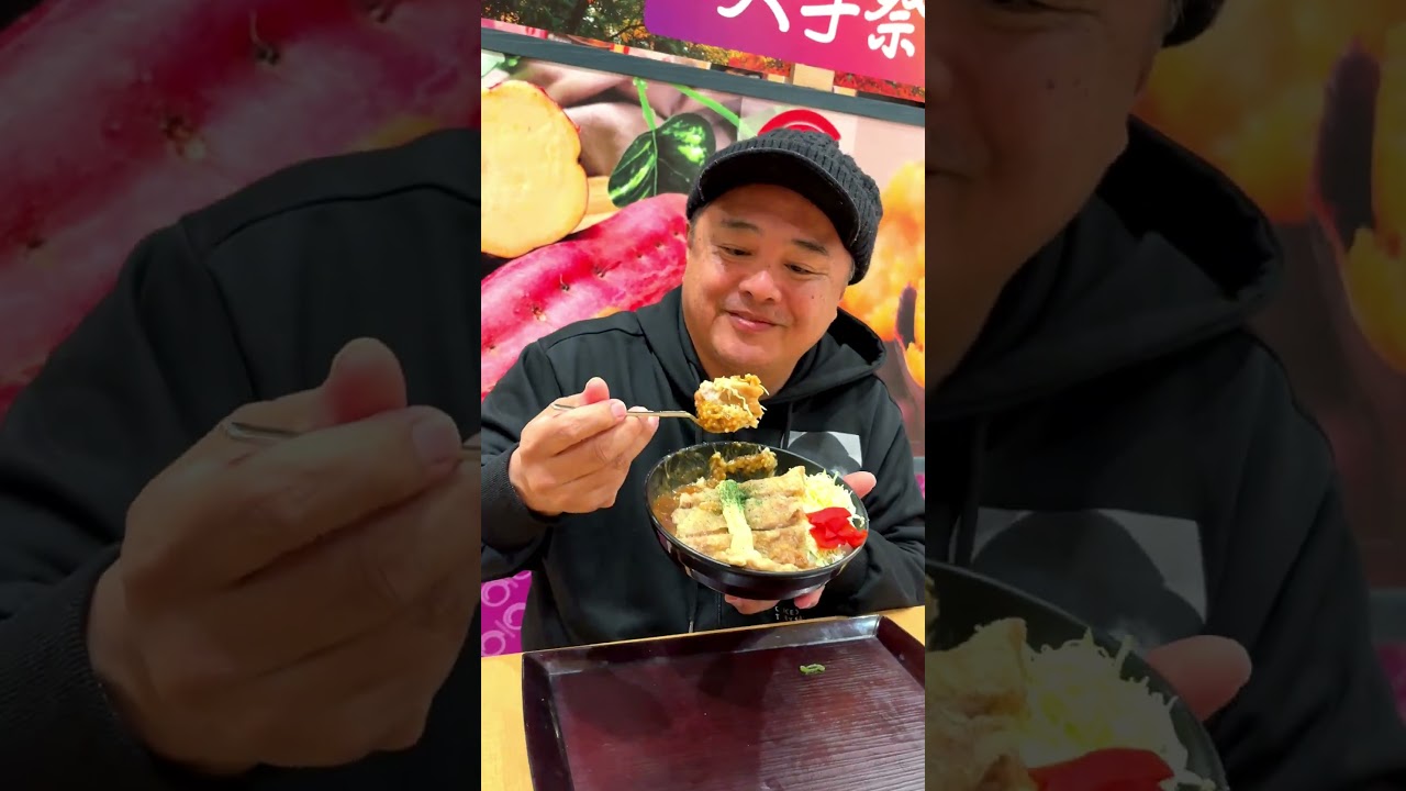 上板サービスエリアの【ガリバー丼】と【ガッツカレー】　　　#サービスエリア  #丼  #鶏肉 #カレー　#徳島