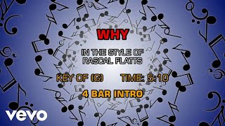 Rascal Flatts - Why (Karaoke)
