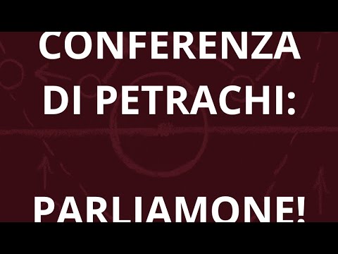 LET'S TALK about the PRESS CONFERENCE to introduce PETRACHI!