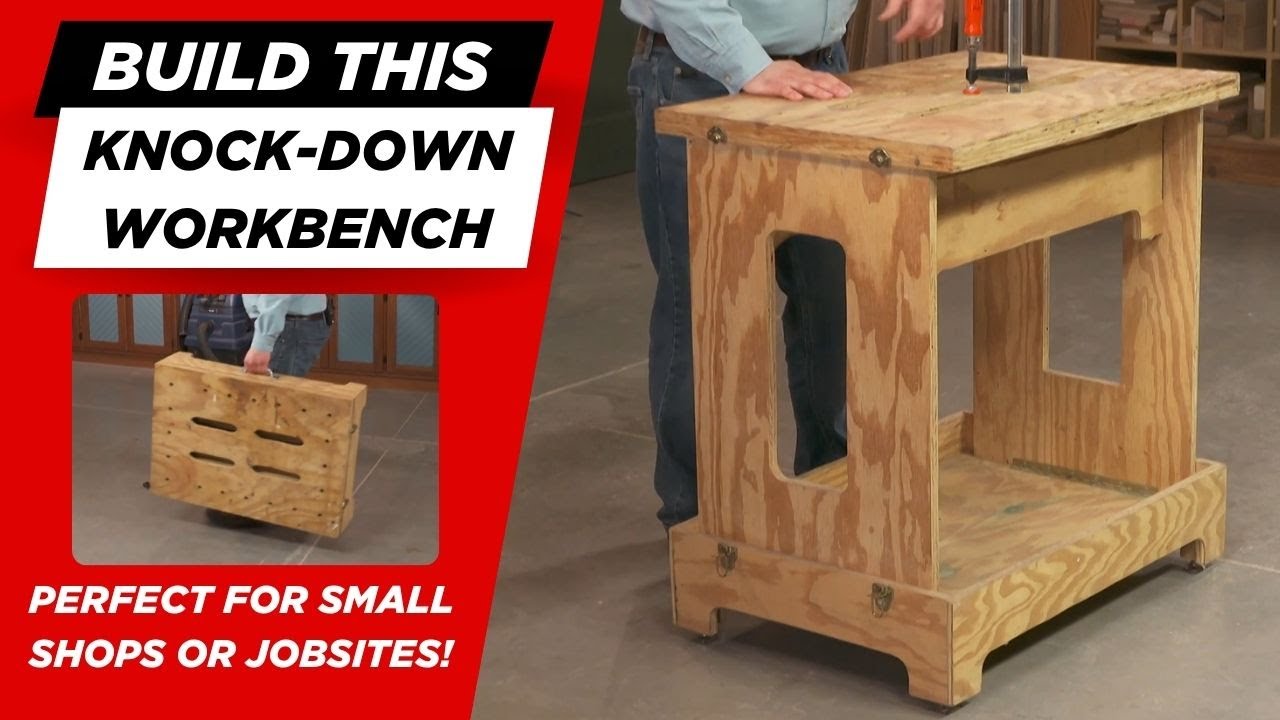 A Knock-Down Workbench that Goes Anywhere!