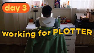 What it's like working for PLOTTER USA 📙 December Daily Day 3 Vlog