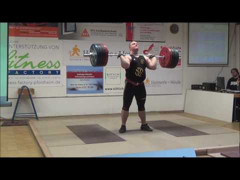 Kamil Kucera 2. Versuch Stossen 215kg