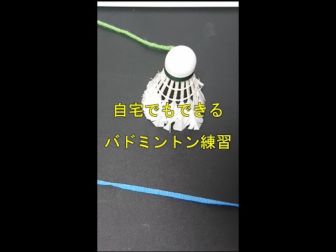 自宅でできるバドミントン練習 #Shorts