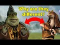 Why did Boss Nass look different from the other gungans?