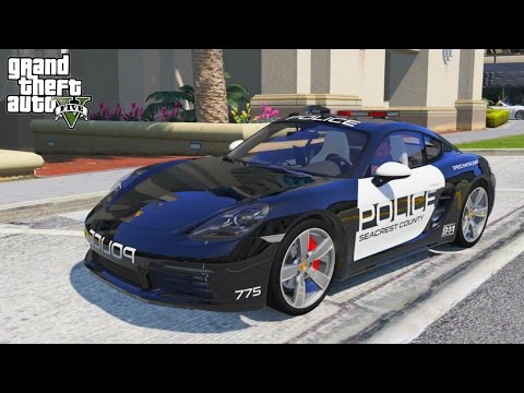 GTA 5 LSPDFR #1 PORSCHE 718 CAYMAN S POLICE PATROL