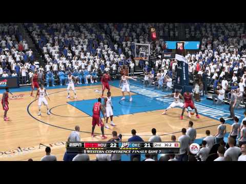 [XB1] NBA Live 15: Oklahoma City Thunder vs Houston Rockets | Full Game (EA Access) (1080p)
