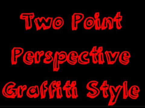 Two Point Perspective Graffiti Wall