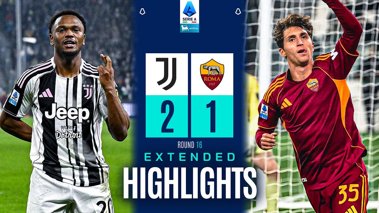 MAXI SINTESI JUVENTUS-ROMA 2-1 | EXTENDED HIGHLIGHTS | SERIE A ENILIVE 2025/26