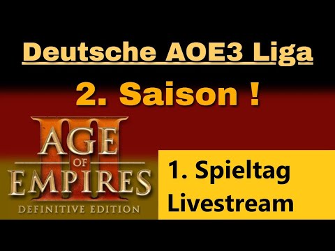 Liga Cast LIVE | Age of Empires III DE LIGA | Livestream - Multiplayer [German]