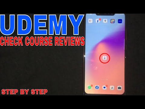 This video provides a tutorial on how to check course reviews on the Udemy platform.